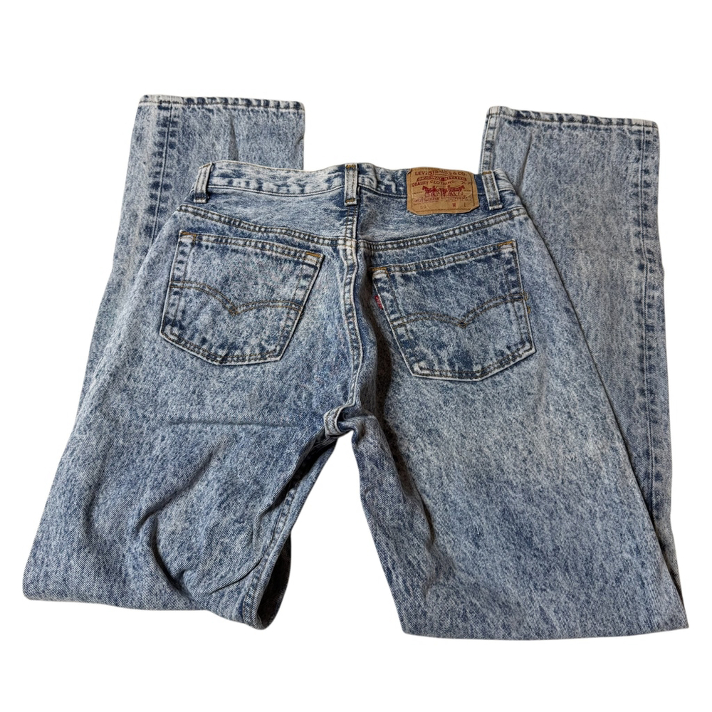 Levi's 501 button fly 30 stone wash light wash Vintage